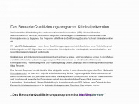 beccaria-qualifizierungsprogramm.de Webseite Vorschau