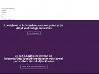 isa-loodgieters.nl Webseite Vorschau