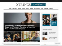 stringsmagazine.com Webseite Vorschau