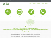 wiener-garten.at Webseite Vorschau