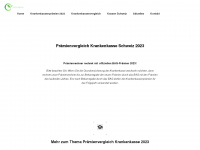 praemie-vergleichen.ch Webseite Vorschau