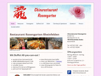 restaurantrosengarten.de Webseite Vorschau