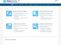 vision-doctor.com Webseite Vorschau