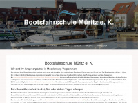 sportbootfuehrerschein-mueritz.de Webseite Vorschau