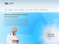 allium-medical.com Webseite Vorschau
