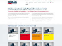capilla.cz Webseite Vorschau