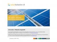 solarkataster.ch Webseite Vorschau
