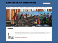 kirchenmusik-warnemuende.de Webseite Vorschau