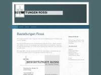 bestattungen-rossi.de Webseite Vorschau