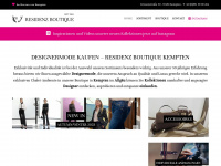 residenz-boutique.de Webseite Vorschau