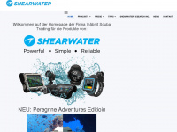 shearwater.ch Webseite Vorschau