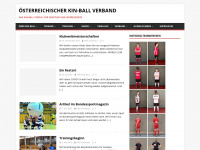 kin-ball.at Webseite Vorschau