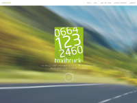 taxibruck.at Webseite Vorschau