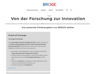 bridge.ch Webseite Vorschau