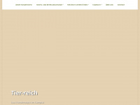 tier-reich.at Webseite Vorschau