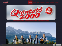 quintett-2000.com Webseite Vorschau