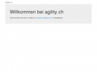 agility.ch Webseite Vorschau