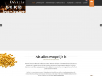 delicia.nl Webseite Vorschau
