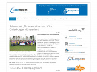 sportregion-om.de Webseite Vorschau