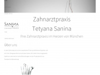 zahnarztsanina.de Webseite Vorschau