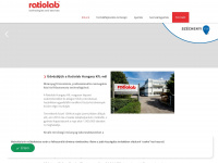 ratiolab.hu Webseite Vorschau