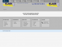 klaer-shop.de Webseite Vorschau