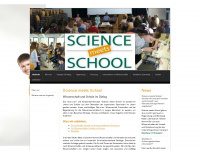 science-meets-school.de Webseite Vorschau