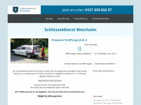 schlüsseldienst-weinheim.de Webseite Vorschau