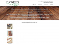 tischlerei-maeander.de Webseite Vorschau