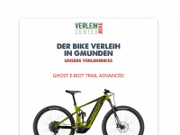 verleihcenter.bike Webseite Vorschau