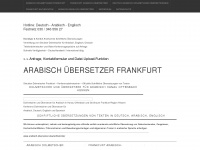 arabisch-übersetzer-frankfurt.de Webseite Vorschau