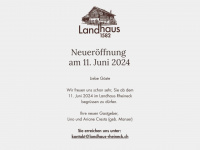 landhaus-rheineck.ch Webseite Vorschau