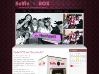 selfiebox.at Webseite Vorschau
