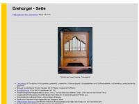 drehorgel-online.com Webseite Vorschau