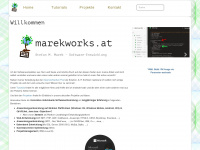 marekworks.at Webseite Vorschau
