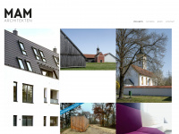 mam-architekten.de Webseite Vorschau