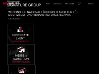 signaturegroup.at Webseite Vorschau