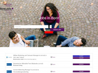 bonn.jobs Webseite Vorschau