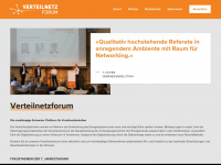 verteilnetzforum.ch Webseite Vorschau