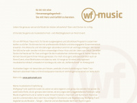 wf-music.com Webseite Vorschau
