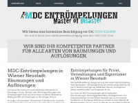 mdc-entruempelungen.at Webseite Vorschau