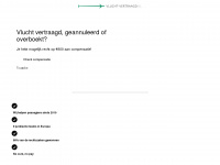 vlucht-vertraagd.nl Webseite Vorschau