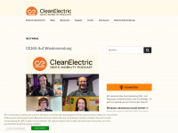 cleanelectric.de Webseite Vorschau