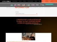creapole.fr Webseite Vorschau