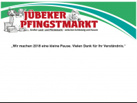 juebeker-pfingstmarkt.de Webseite Vorschau