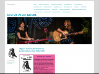 kultur-in-der-kirche.de Webseite Vorschau