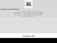 taubertal100.de Webseite Vorschau