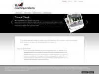 wolf-coaching-academy.de Webseite Vorschau