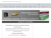 kranzschleifen-bischof.de Webseite Vorschau