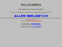 alles-geklebt.ch Webseite Vorschau